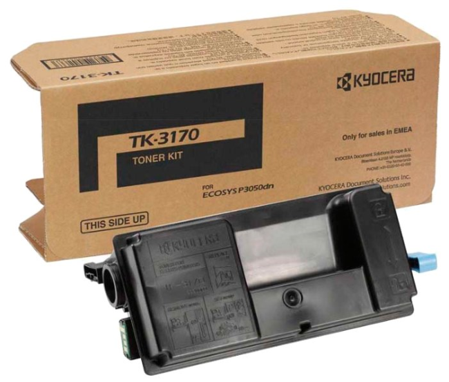 Тонер-картридж TK-3170 Kyocera P3050DN/P3055DN/P3060DN, 15,5К (О) чёрный 1T02T80NL1