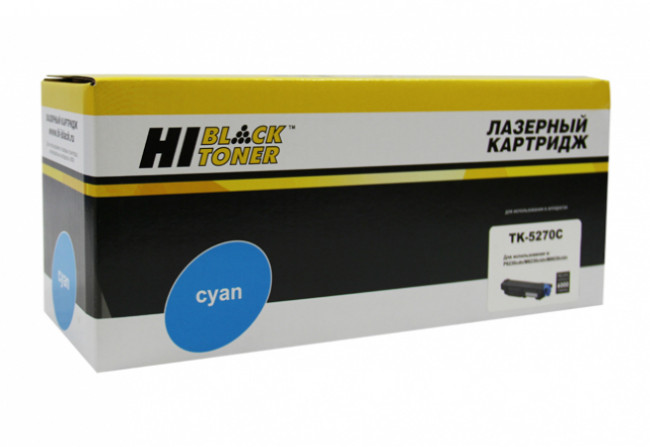 Тонер-картридж Hi-Black (HB-TK-5270C) для Kyocera M6230cidn/M6630/P6230cdn, C, 6K