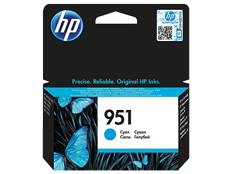 Cartridge HP 951 для Officejet 251/276/8100/8600/8600/8620,, голубой (700 стр.)