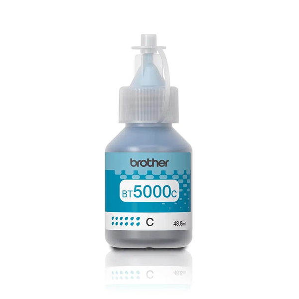 Brother BT5000C для DCP-T310/T510W/T710W, 5000 страниц (А4) бутылка с чернилами для заправки встроенного контейнера печатающего устройства.