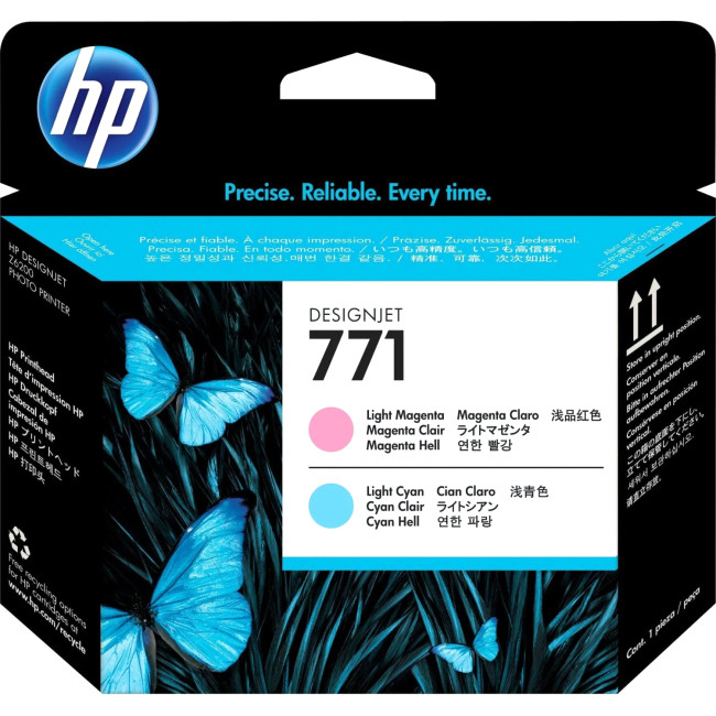 Печатающая головка HP 771 для HP DJ Z6200 (О) CE019A светло-голубой/светло-пурпурный