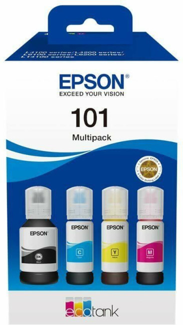 Чернила Epson EcoTank L4150/4160/L6160/L6170/L6190 (О) 4 цвета мультипак C13T03V64A